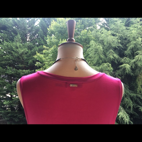 Calvin Klein Pink Maxi Dress ~ Large - Picture 9 of 11